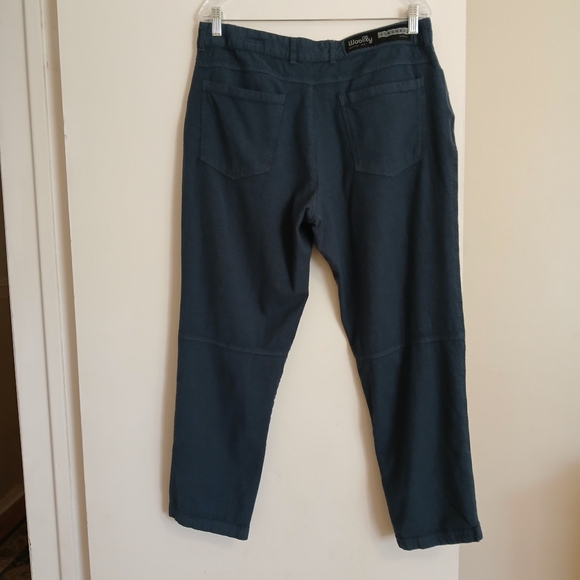 Woolly Longhaul Merino Wool Blend 36 x 30 Blue Pants - Picture 3 of 10